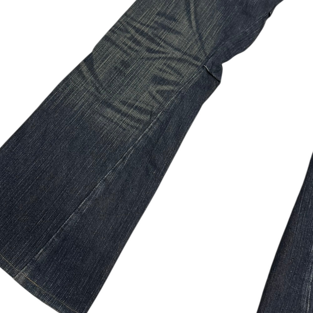 Edwin blue bootcut satchel pocket denim jeans