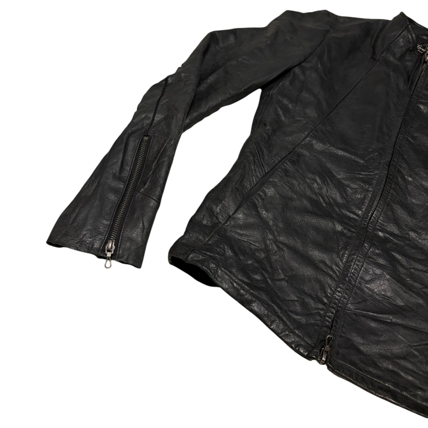 Tornado Mart aged cow leather jacket