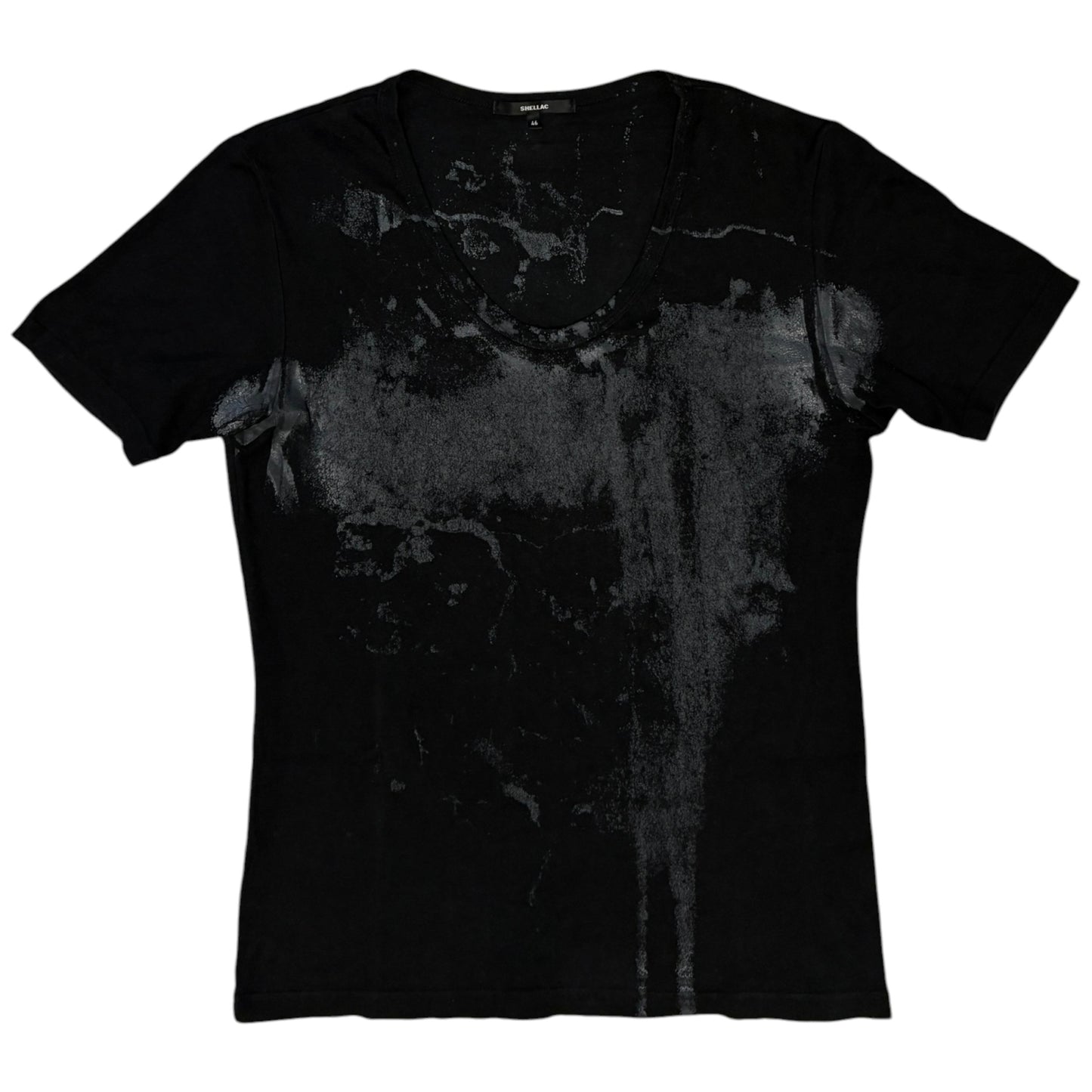 Shellac black gradient print T-shirt