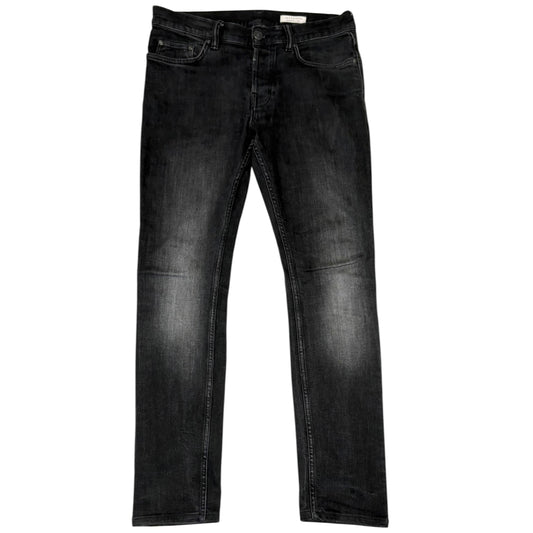 Allsaints Cigarette straight cut grey fade wash jeans