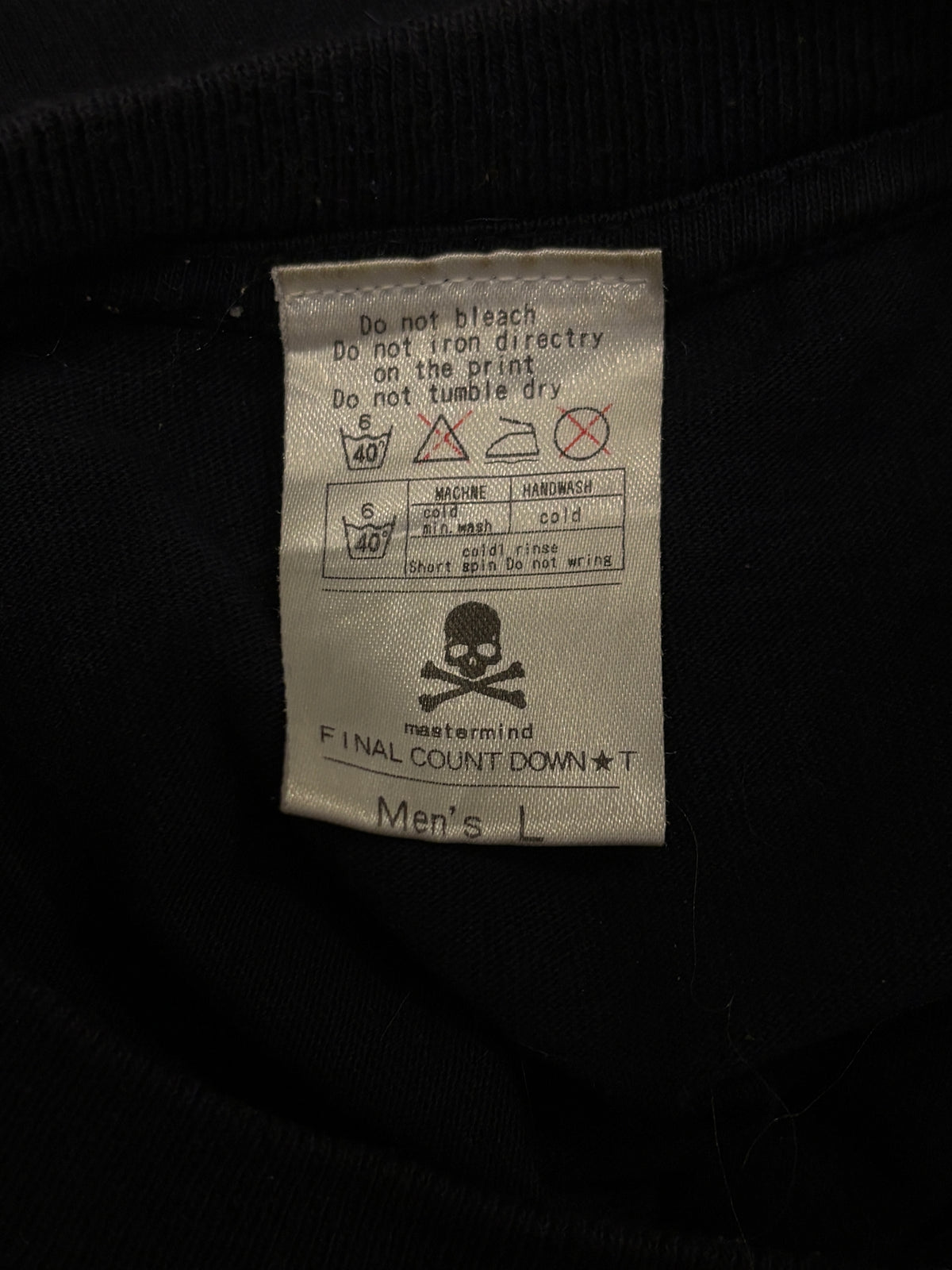 Mastermind ‘Love and Peace’ black logo T-shirt