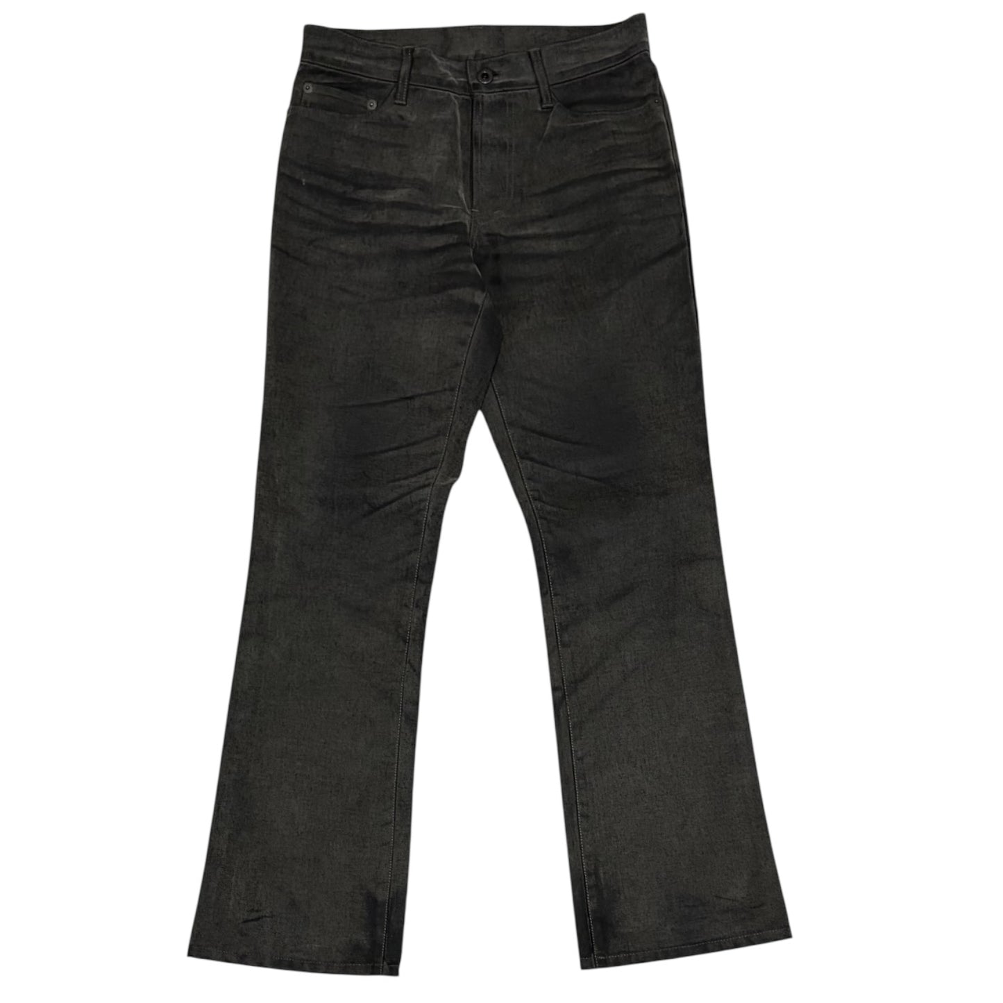 5351 Pour Les Hommes grey claw mark streaked grey denim bootcut jeans