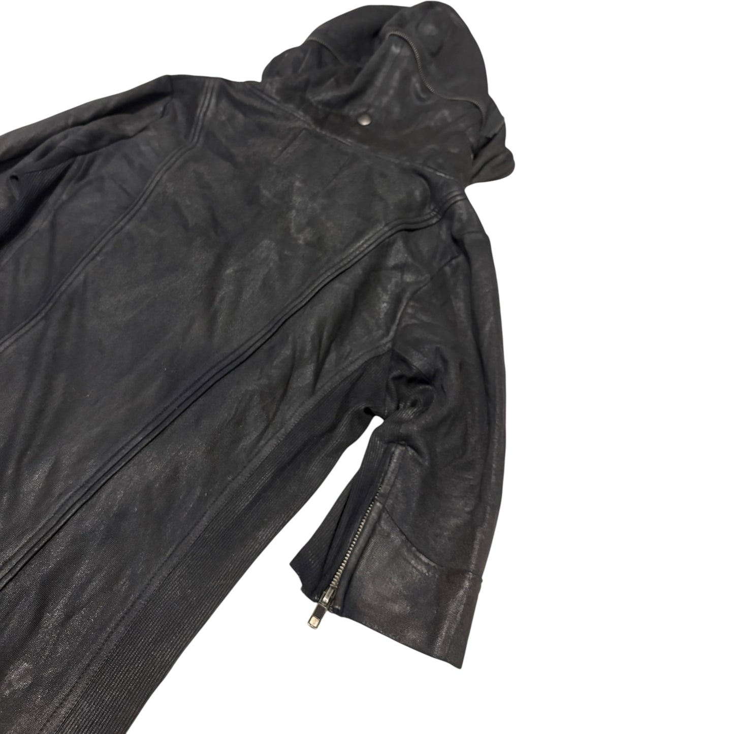 Buffalo Bobs asymmetric multizip ninja hoodie