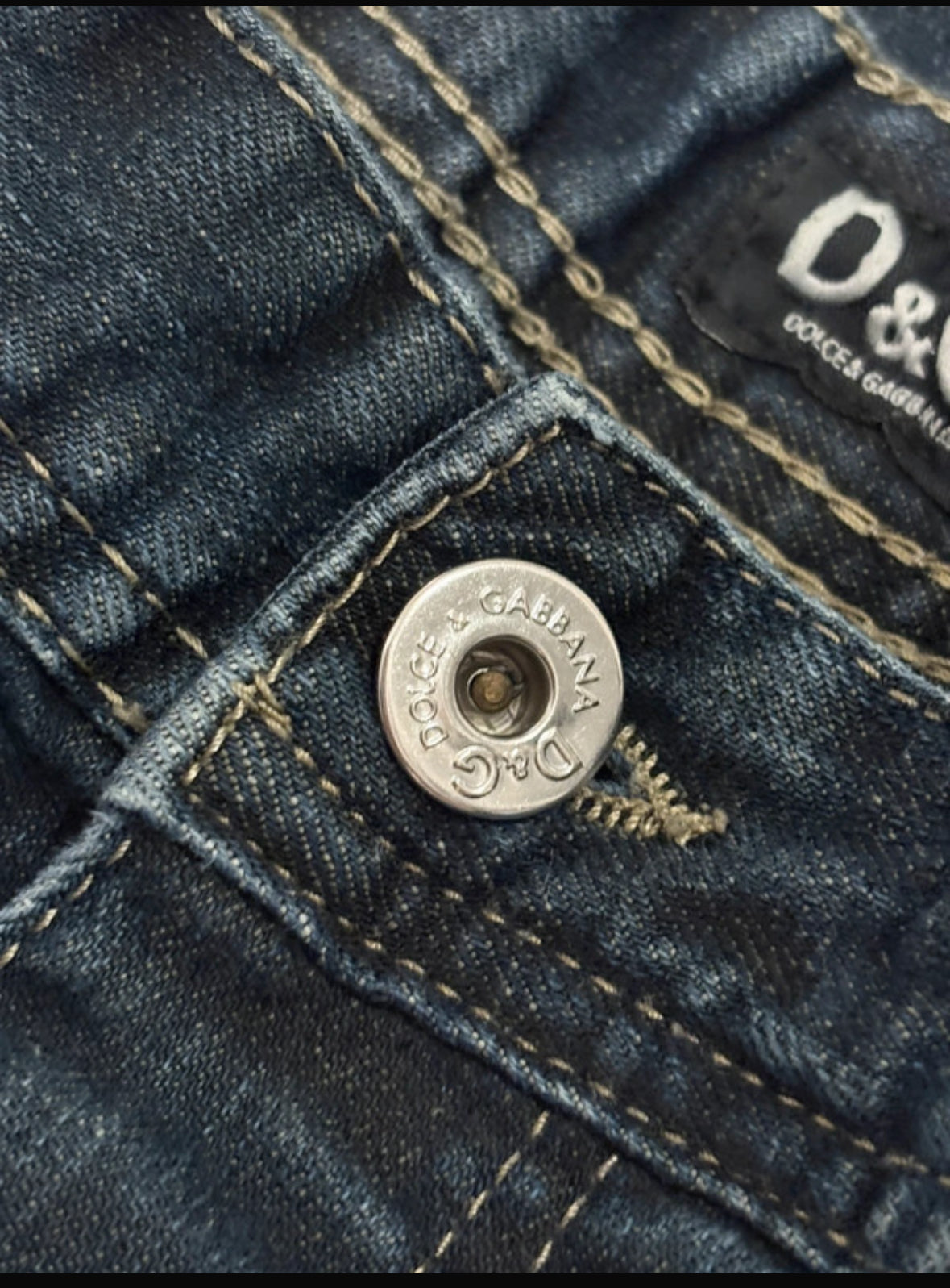 Dolce & Gabbana diffusion old season blue denim jeans