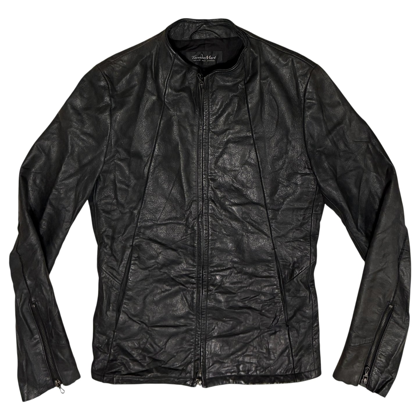 Tornado Mart aged cow leather jacket