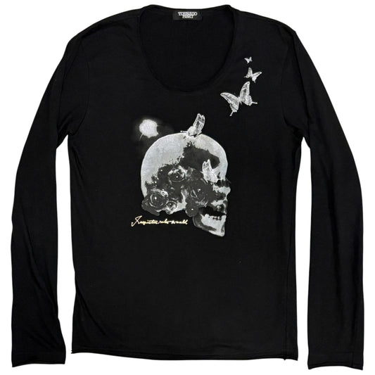 Tornado Mart black skull longsleeve T-shirt