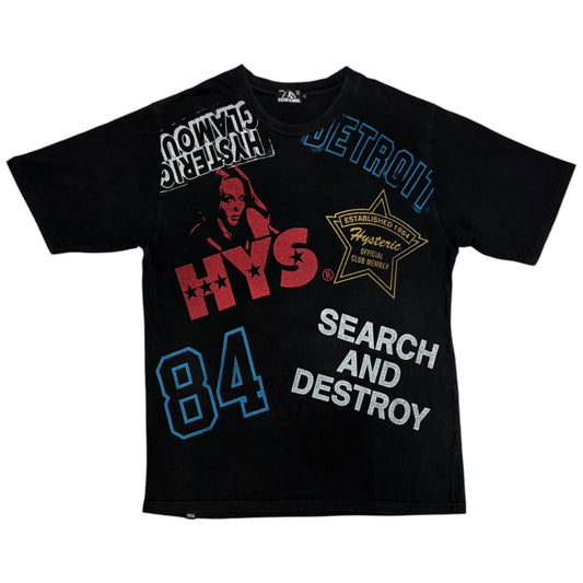 Hysteric Glamour ‘Search and Destroy’ graphic T-shirt