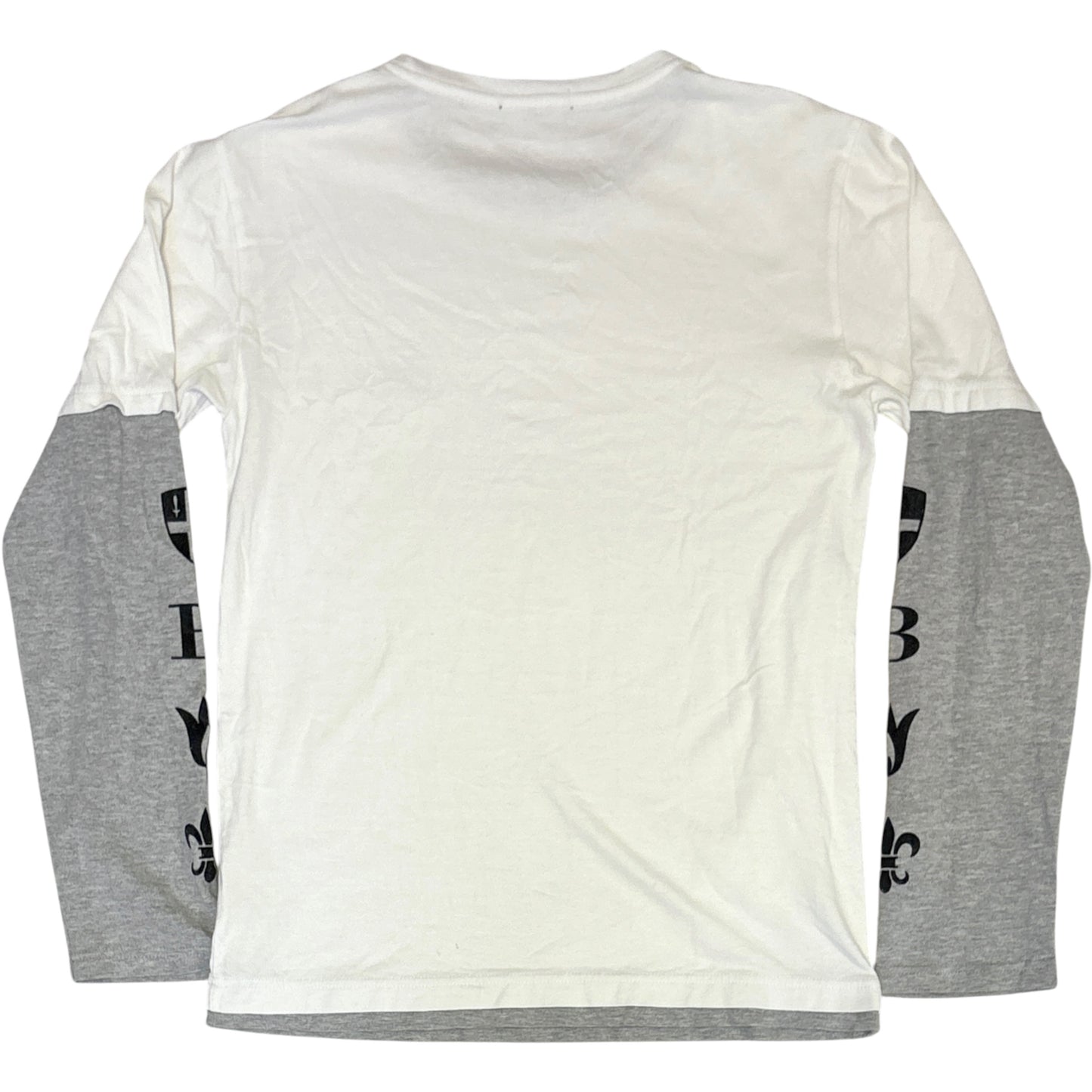 Burberry Black Label white double layer longsleeve T-shirt