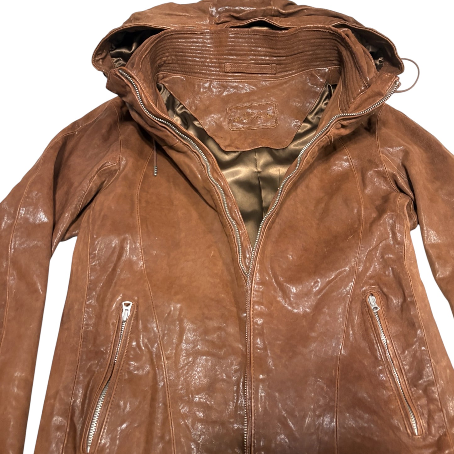 Goa goat leather apocalypse bono jacket