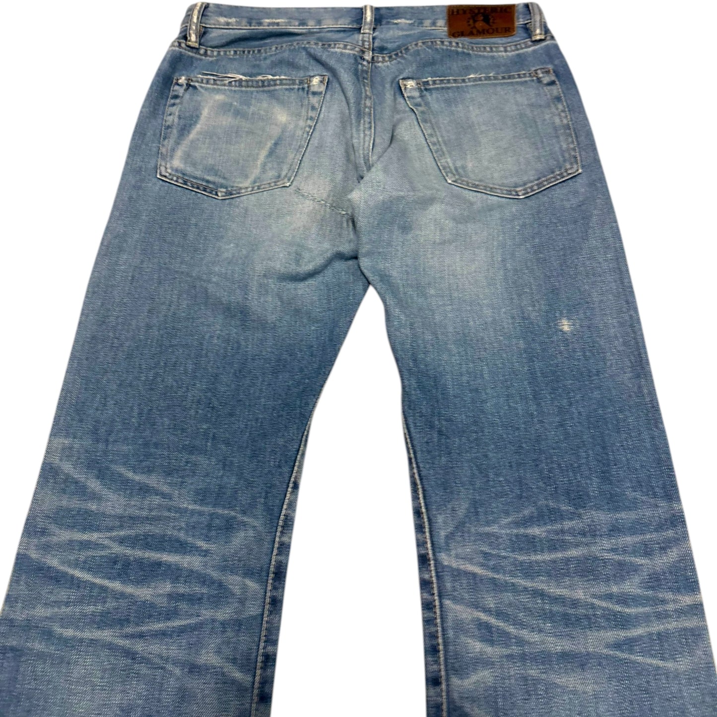 Hysteric Glamour studded pocket blue denim jeans