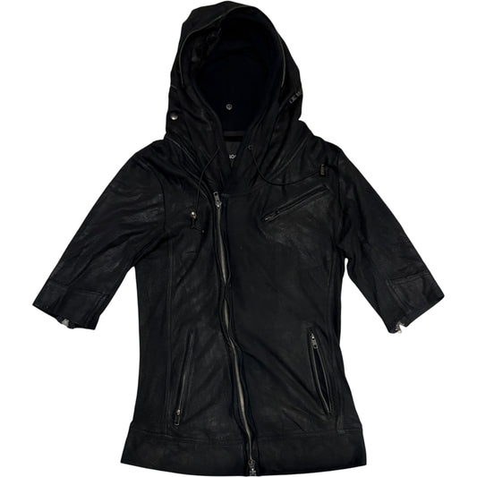 Buffalo Bobs asymmetric multizip ninja hoodie
