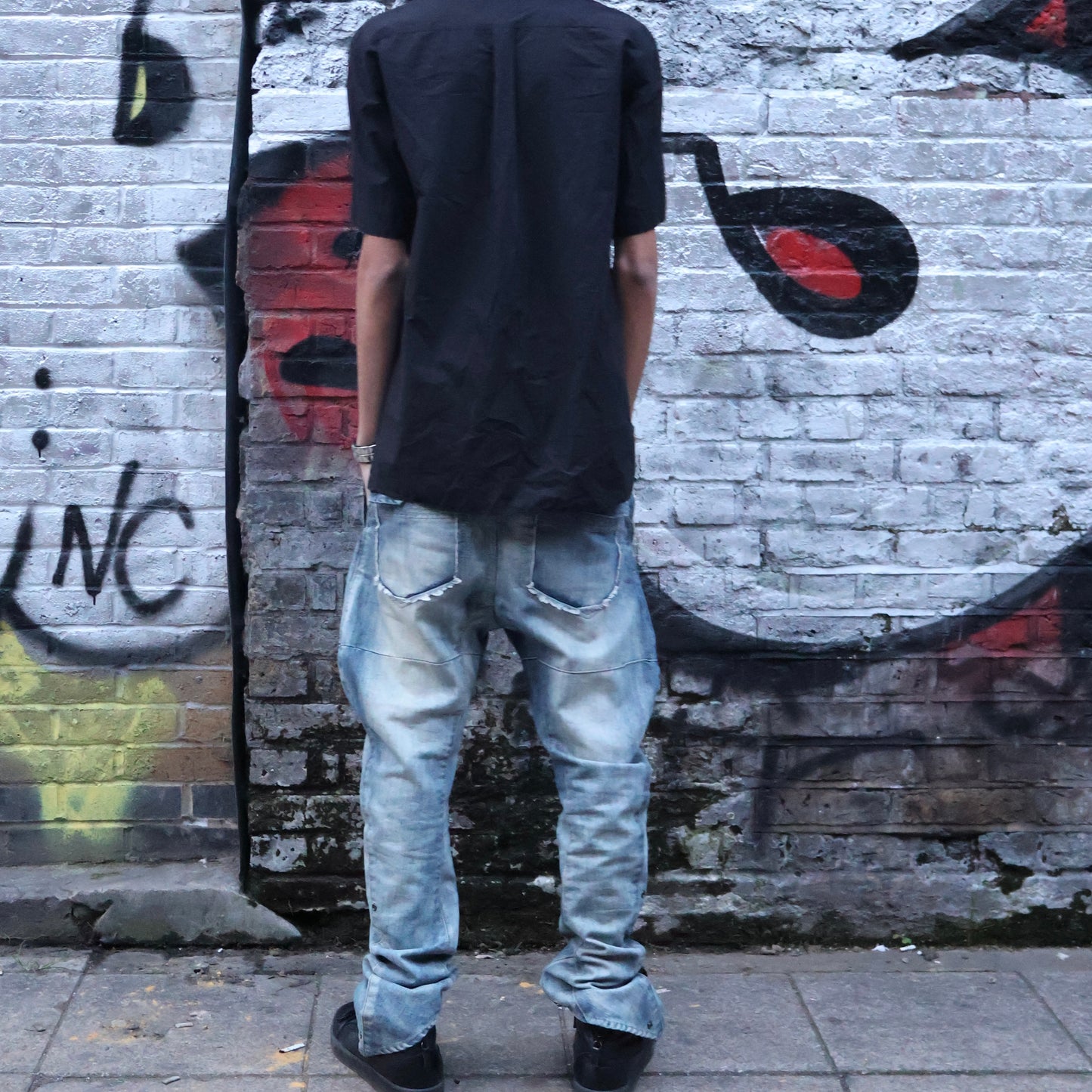 PPFM blue banana light wash jeans