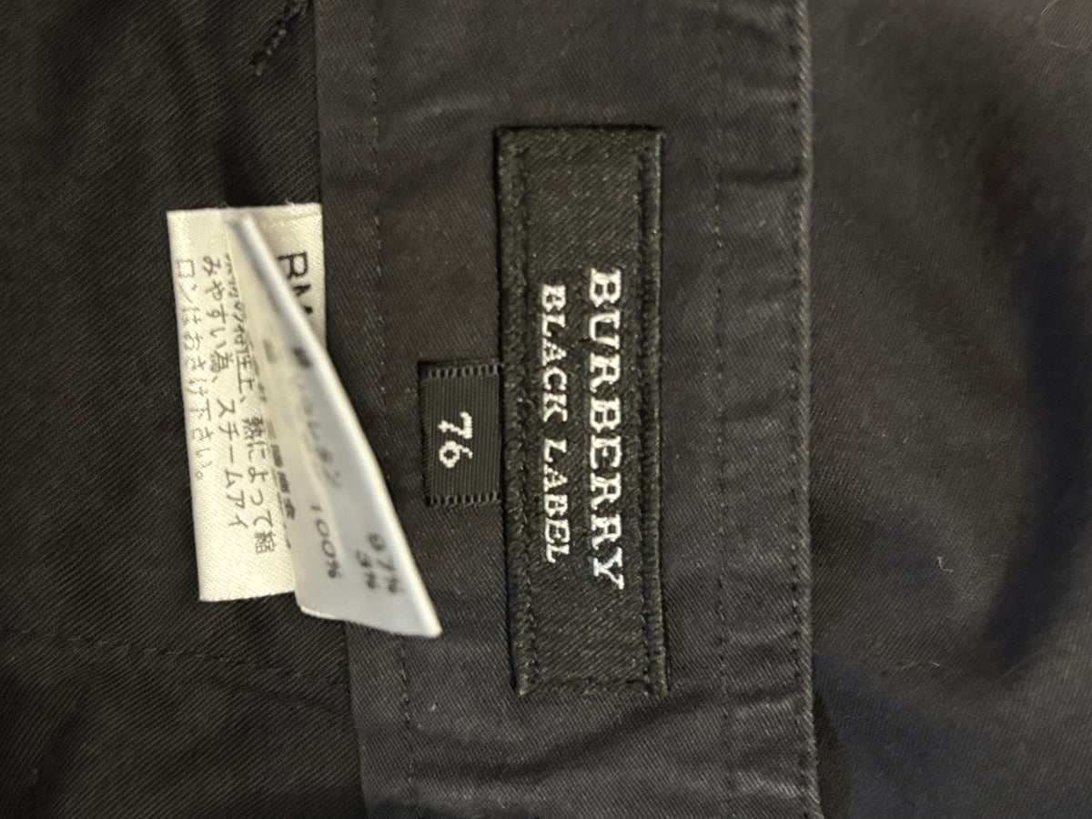 Burberry Black Label cargo utility cotton shorts