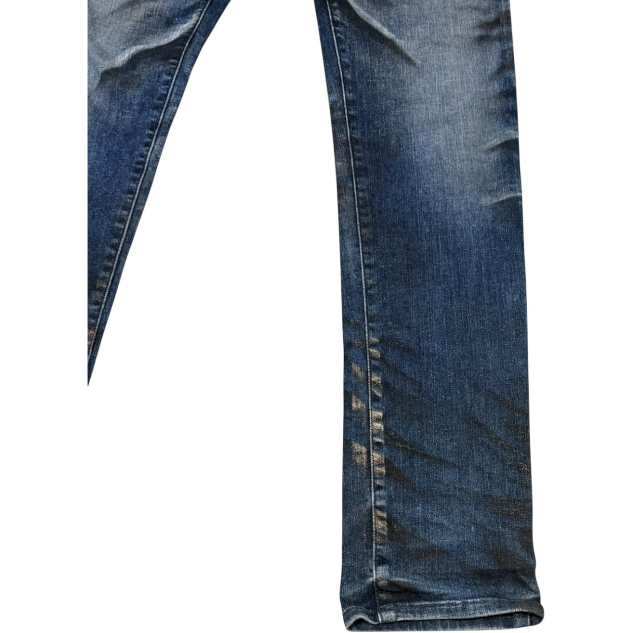 Semantic Design streaked claw mark wash denim jeans