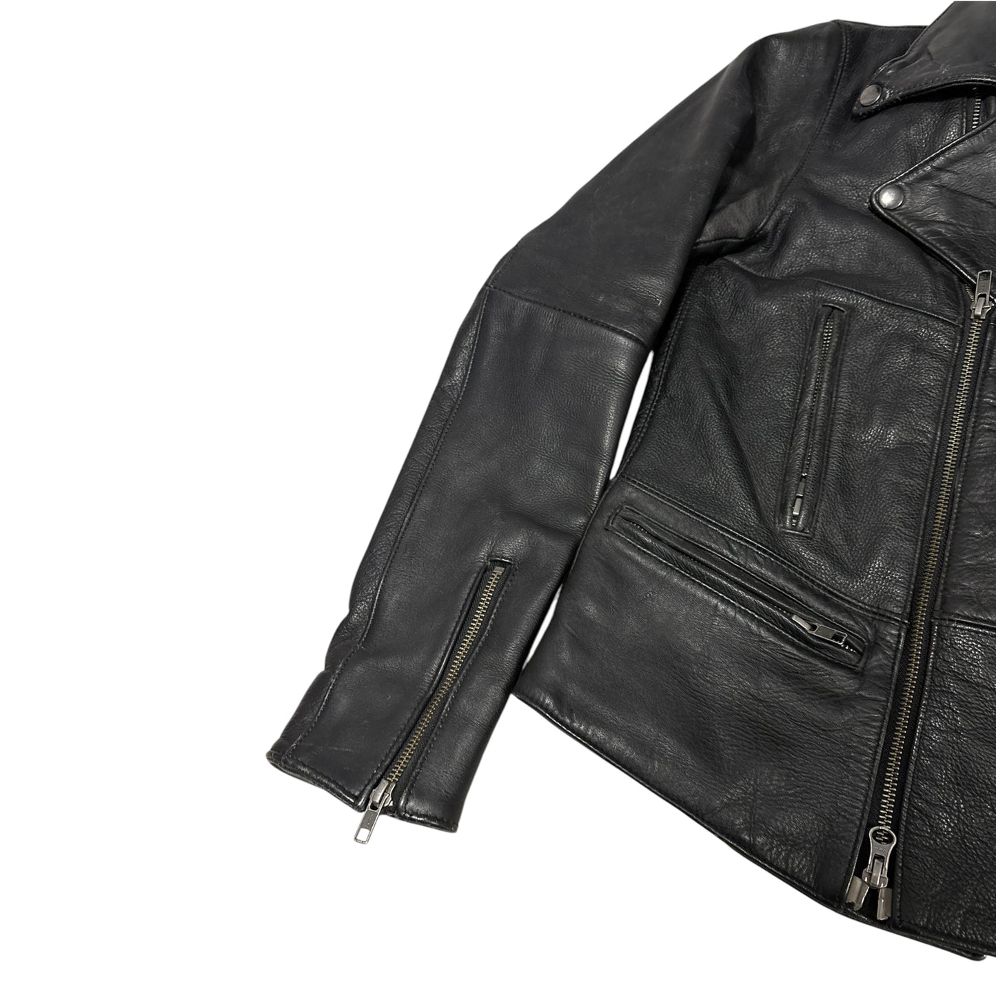 LHP lambskin leather motorcycle jacket