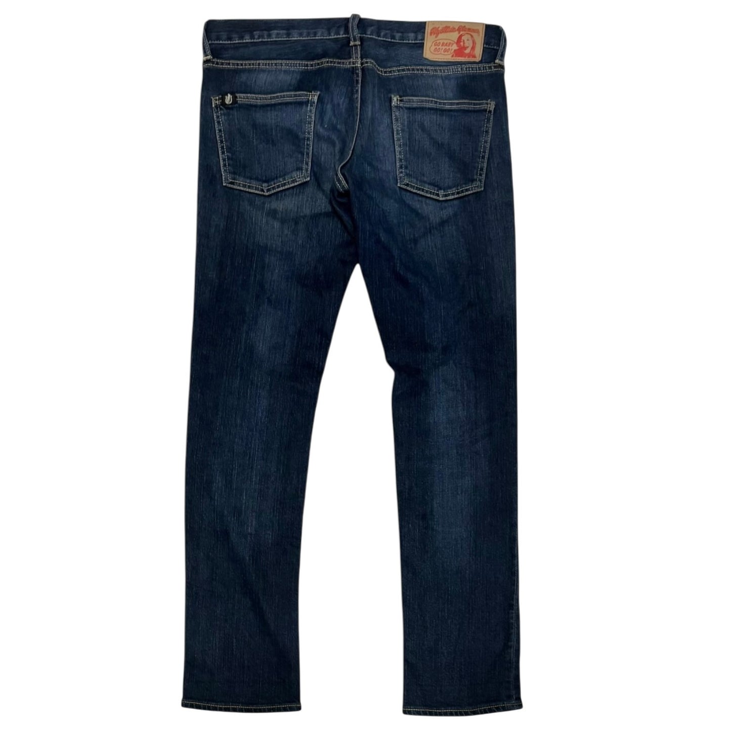 Hysteric Glamour blue fade wash jeans