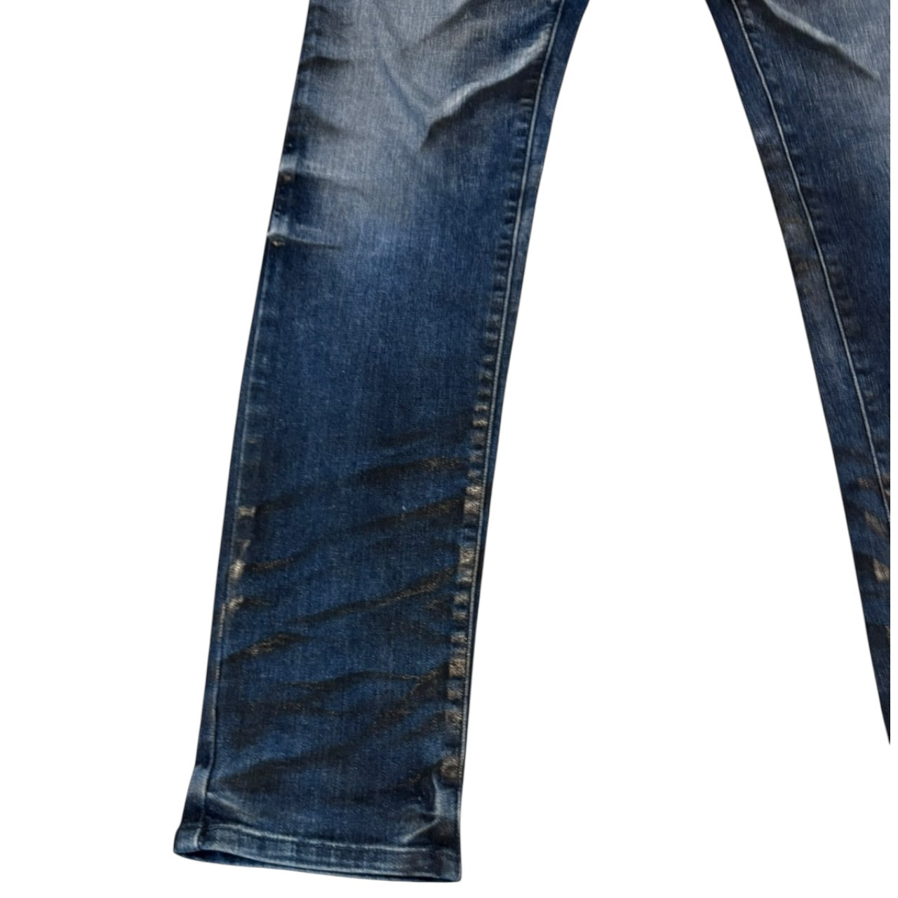 Semantic Design streaked claw mark wash denim jeans