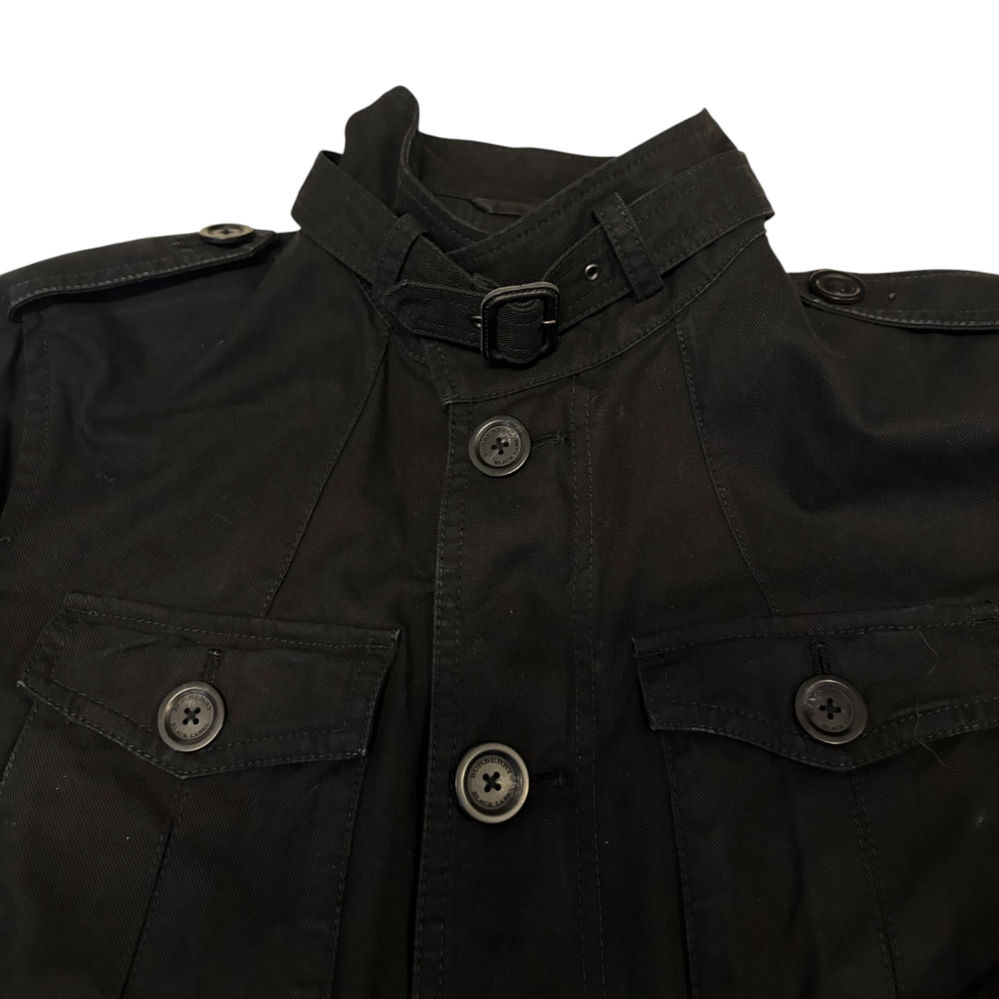 Burberry Black Label multipocket military coat