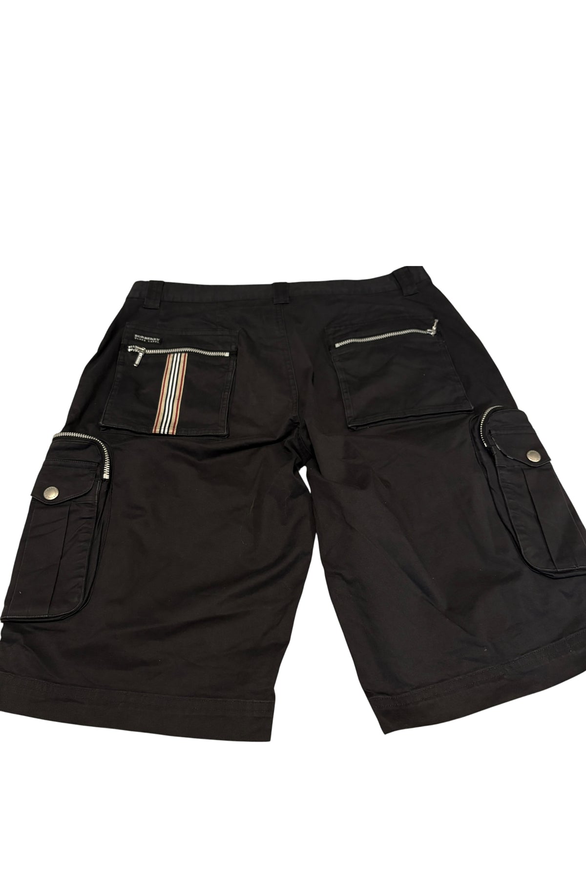 Burberry Black Label cargo utility cotton shorts