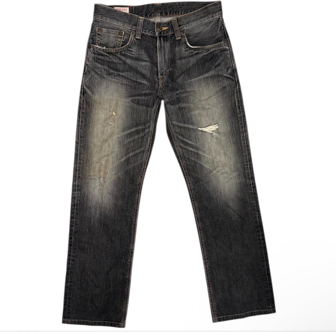 Edwin 503 Straight cut denim grey gradient jeans
