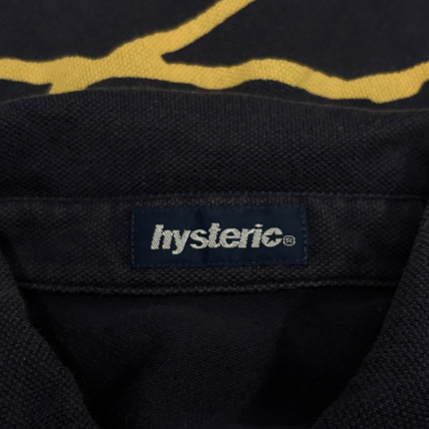 Hysteric Glamour navy skull polo T-shirt (RARE)
