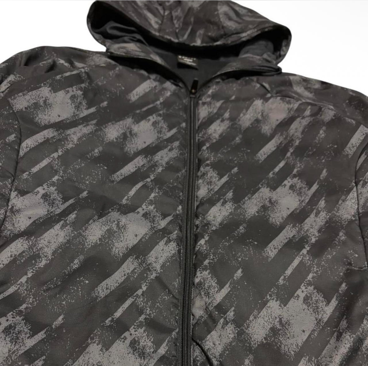 Oakley old season grey fade wash windbreaker jacket