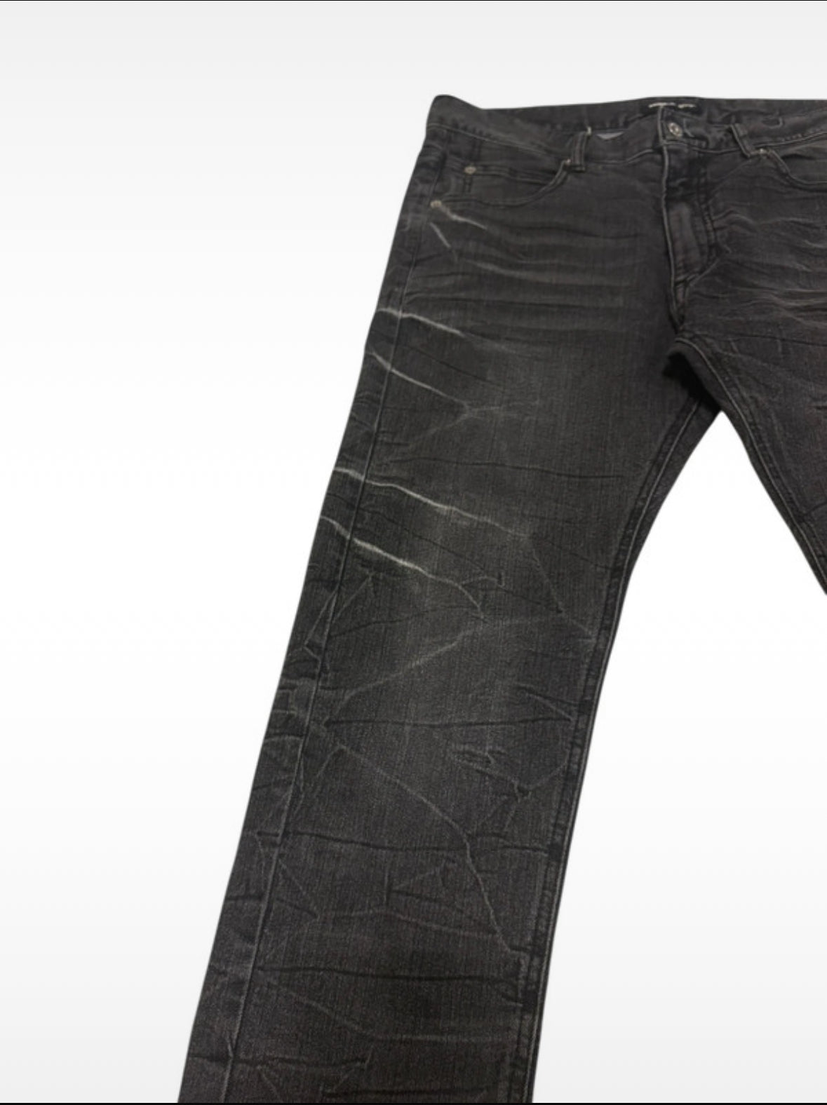 Semantic Design black gradient claw mark denim jeans