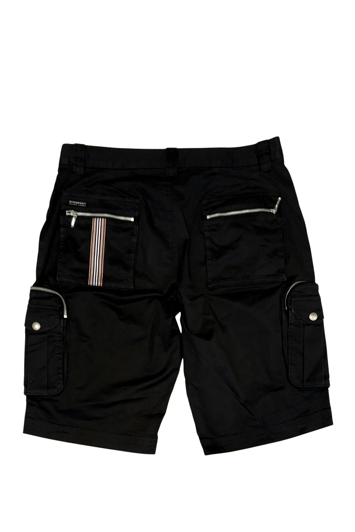 Burberry Black Label cargo utility cotton shorts