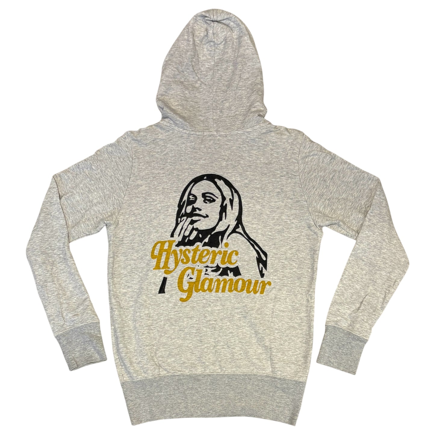 Hysteric Glamour studded grey zip hoodie