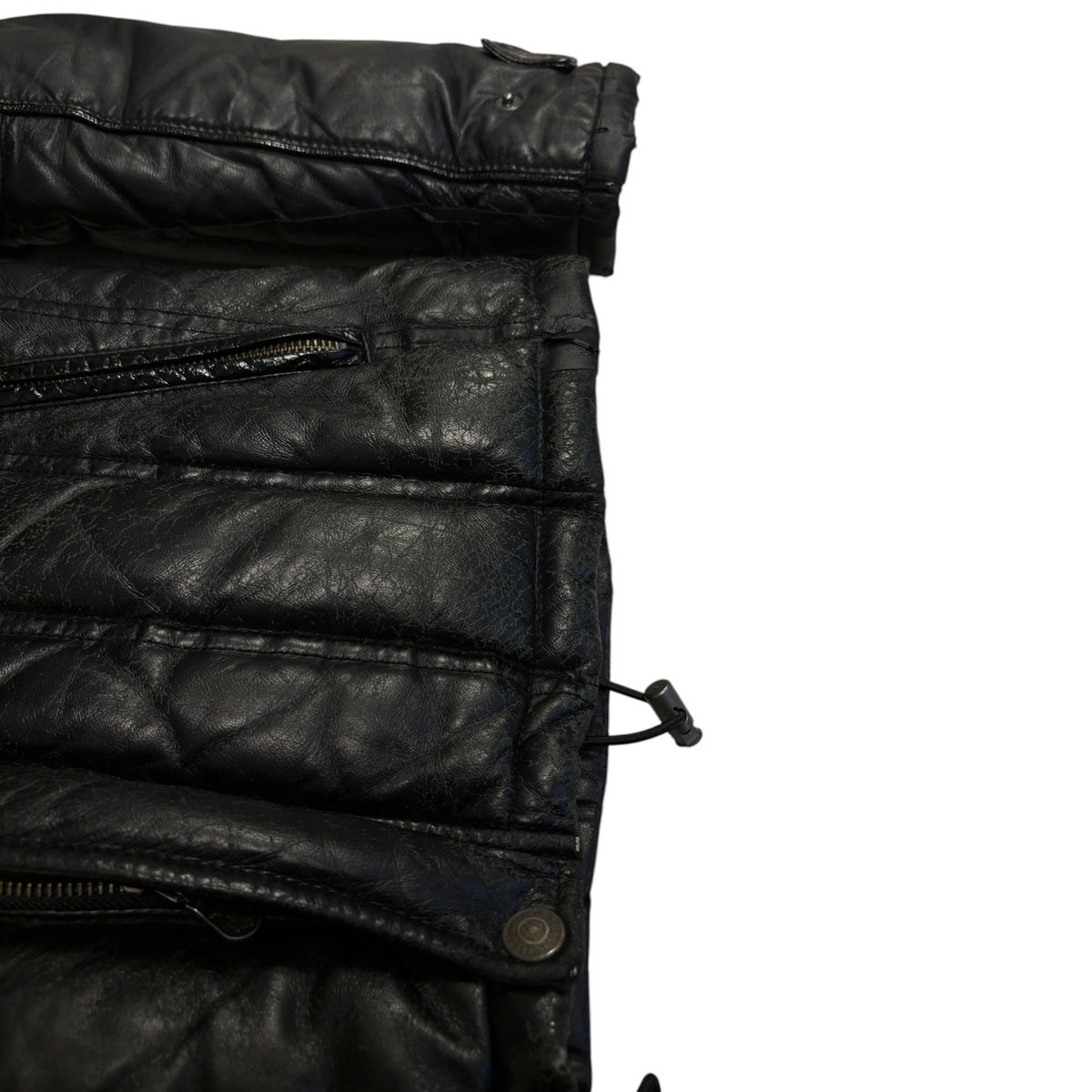 Tornado Mart sheep leather down puffer jacket
