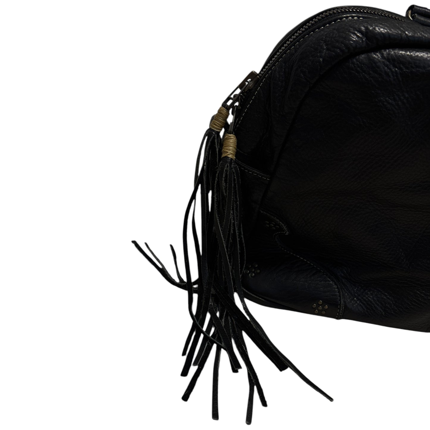 Kyoji Maruyama leather tassel detailed clutch carry bag