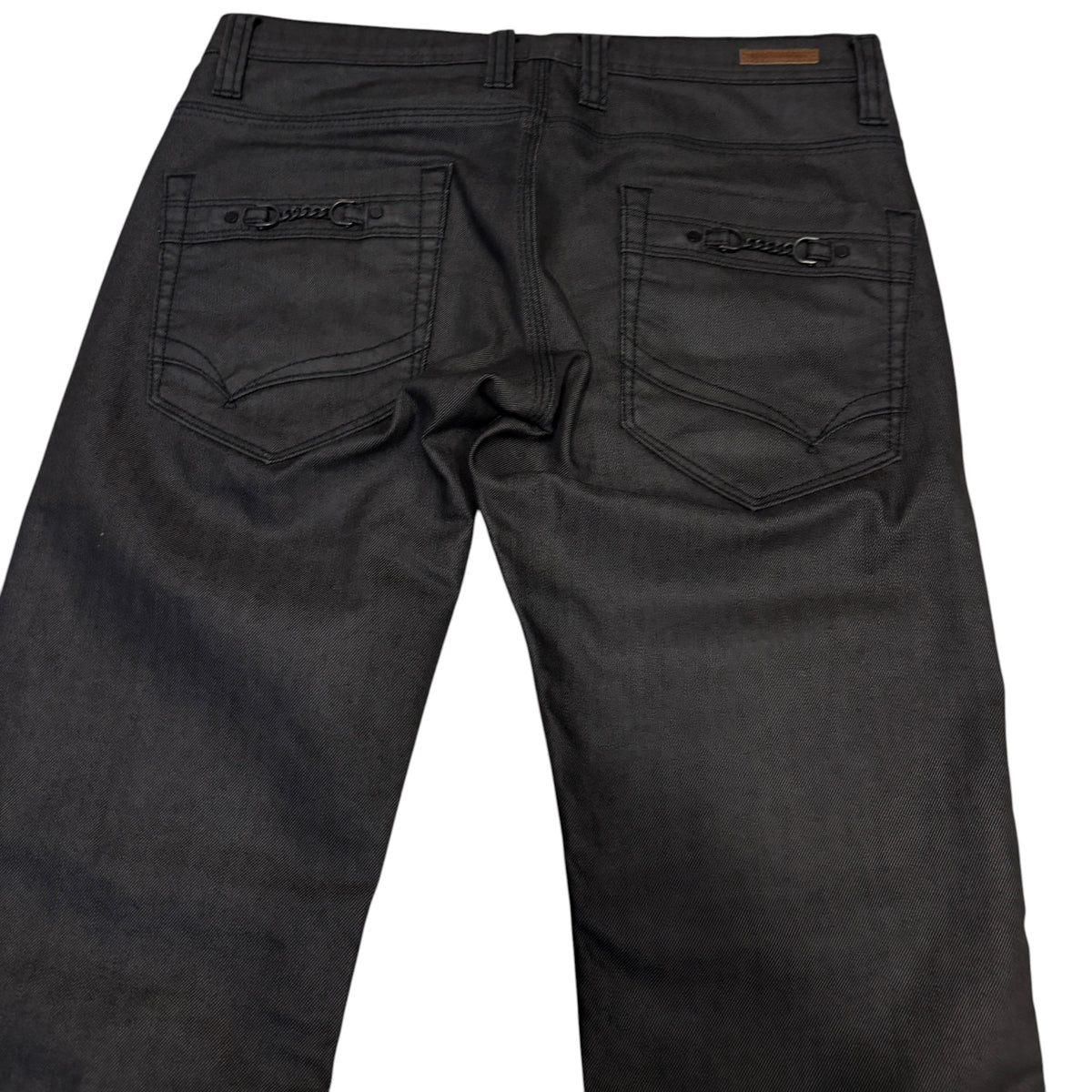 Nicole Club grey detailed shoecut denim jeans