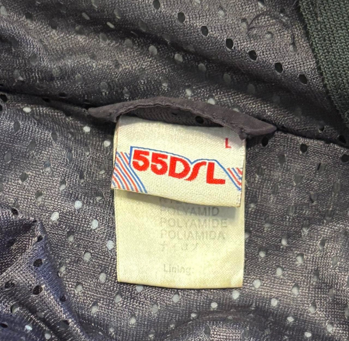 Diesel 55Dsl asymmetric zip purple windbreaker jacket