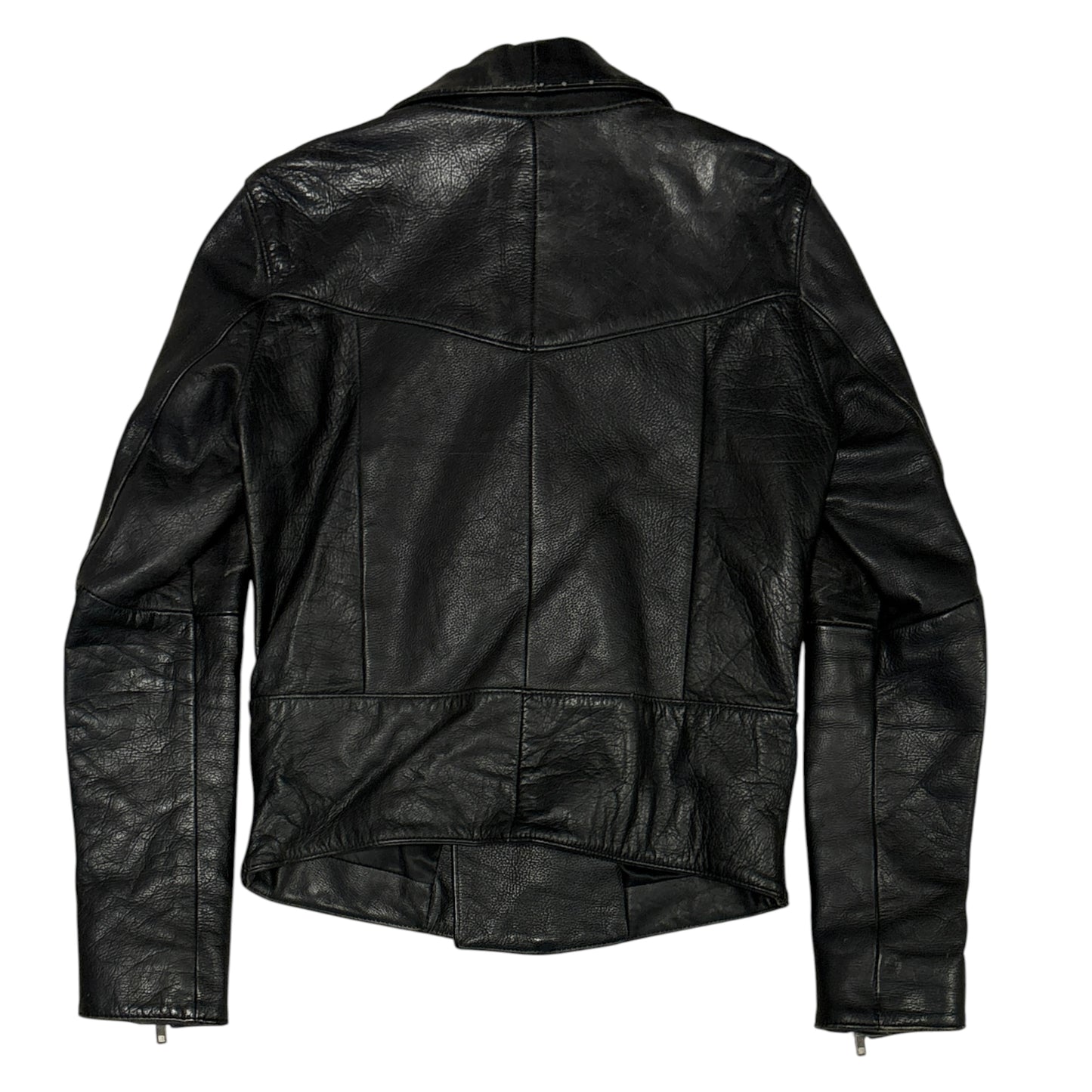 LHP lambskin leather motorcycle jacket