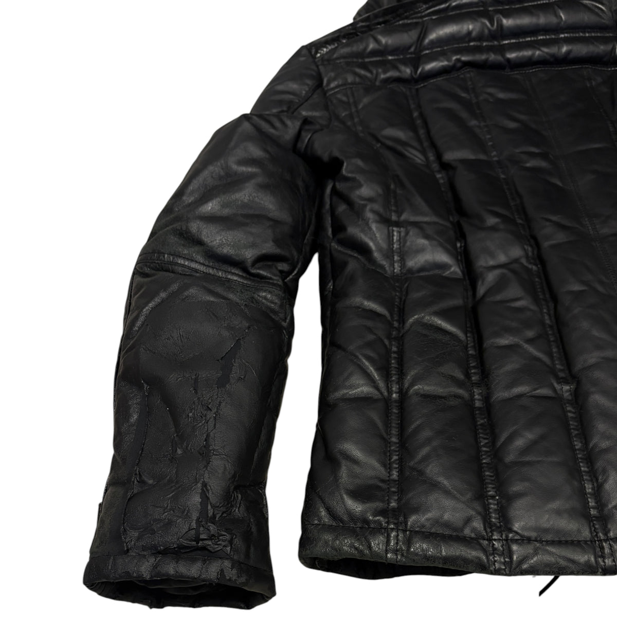 Tornado Mart sheep leather down puffer jacket