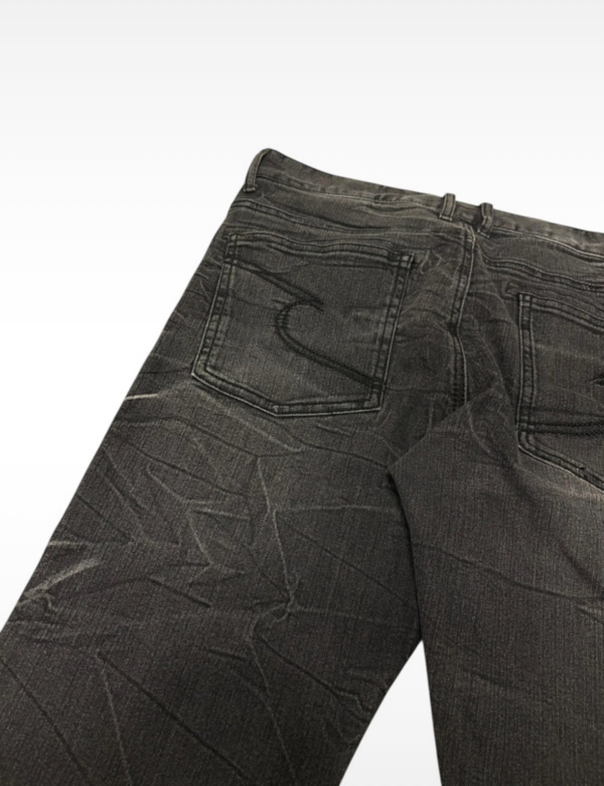 Semantic Design black gradient claw mark denim jeans
