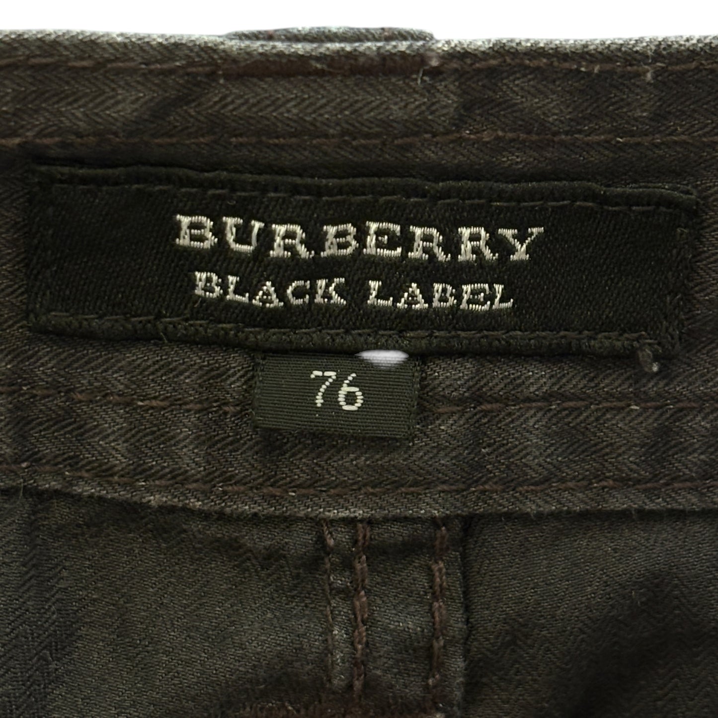Burberry Black Label black cargo utility multipocket shorts