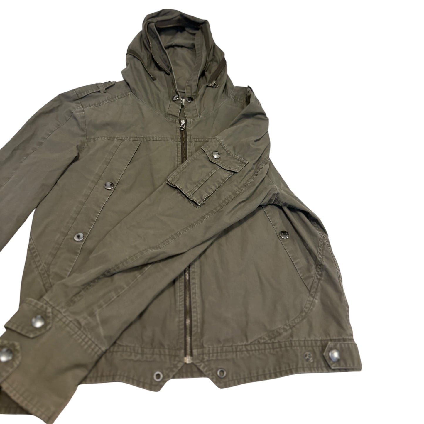 PPFM 3 in 1 khaki millitary jacket mod coat