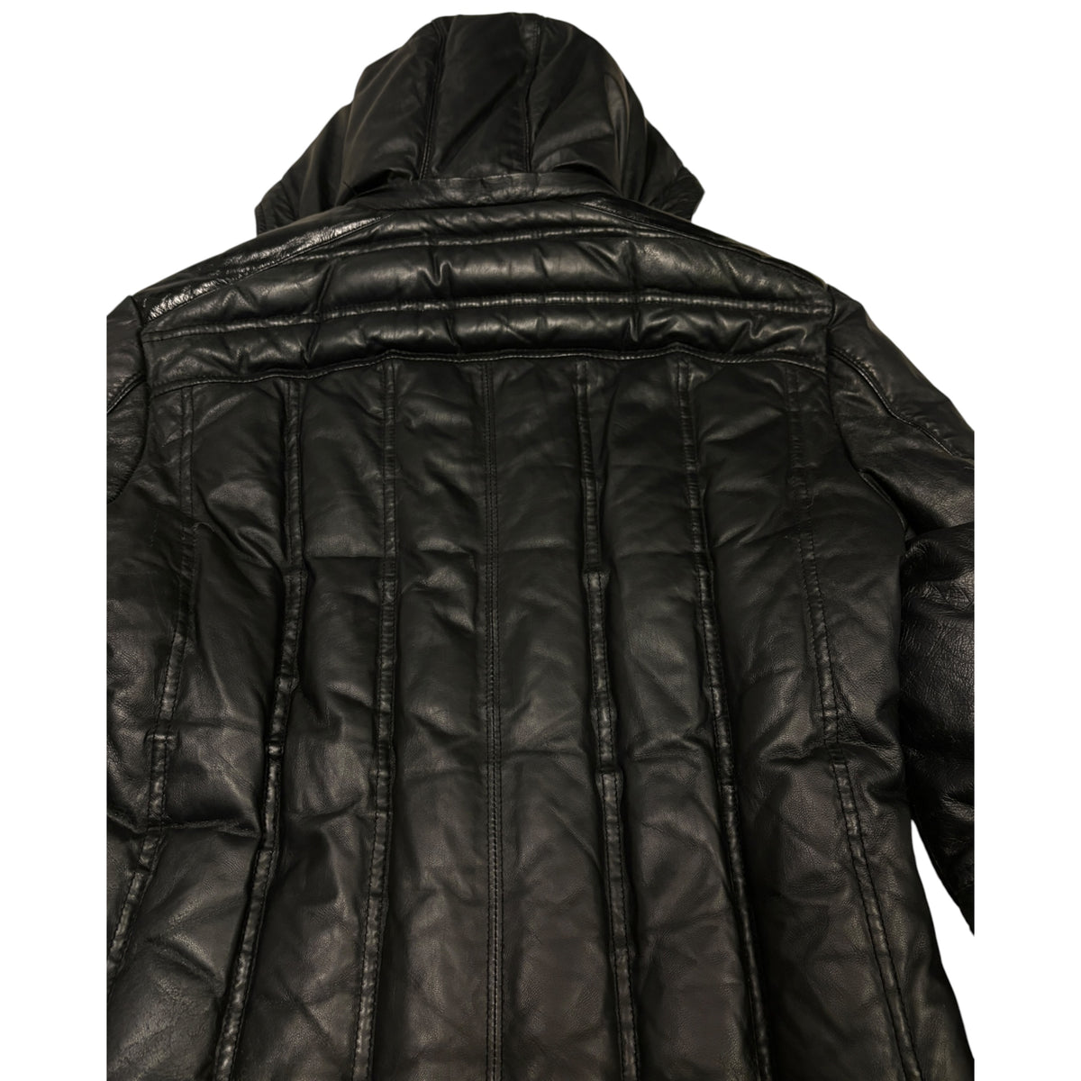 Tornado Mart sheep leather down puffer jacket