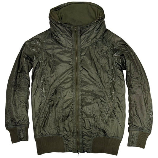 Goa khaki bono hood nylon windbreaker jacket