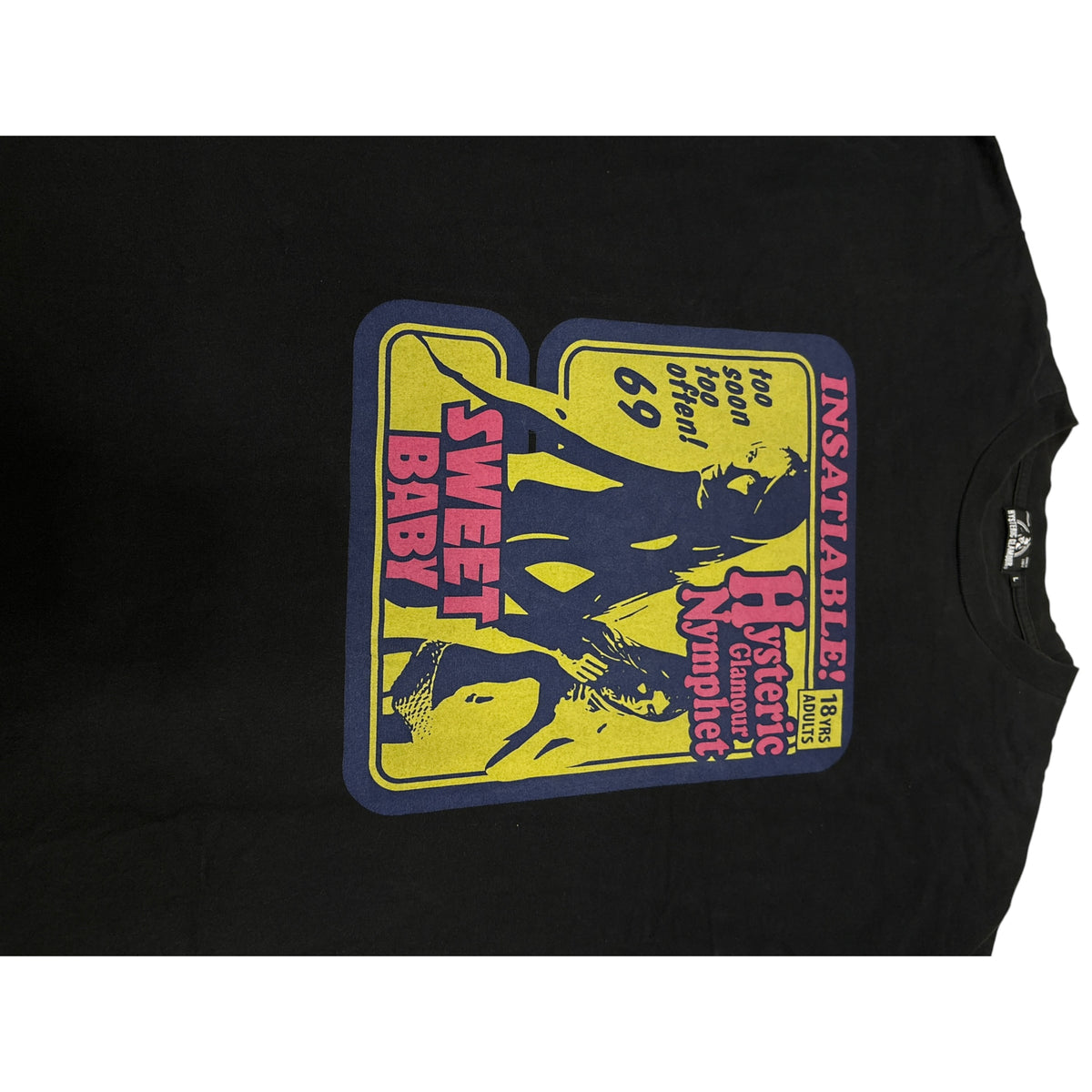 Hysteric Glamour girl graphic black longsleeve T-shirt