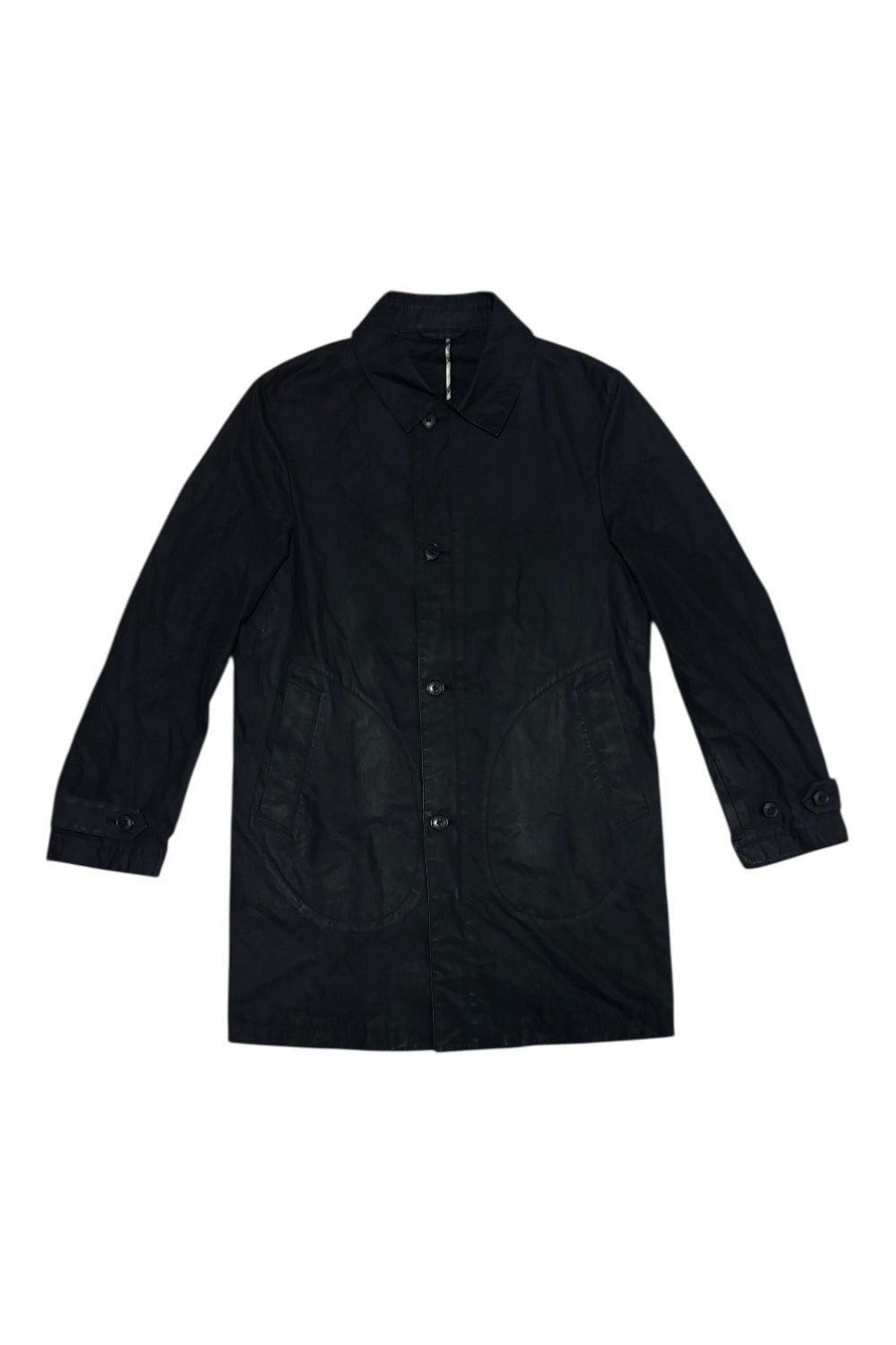 Burberry Black Label (JP exclusive line) black denim trench coat