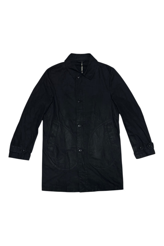Burberry Black Label (JP exclusive line) black denim trench coat