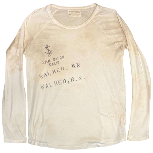 Goa light sunfade wash naval longsleeve T-shirt