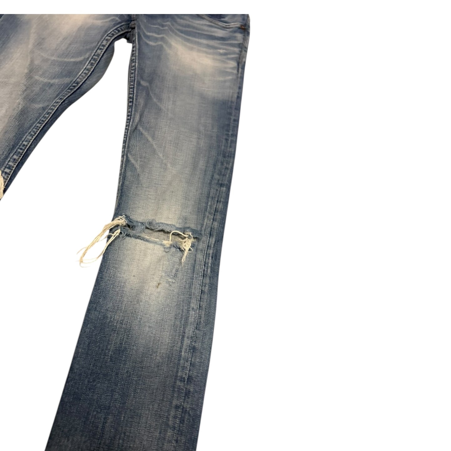 Hysteric Glamour distressed studded pocket skinny jeans