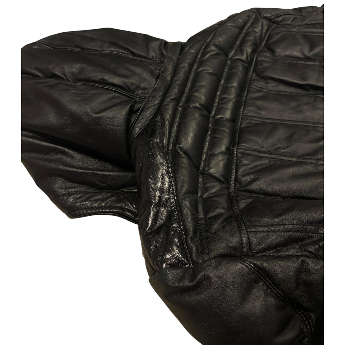 Tornado Mart sheep leather down puffer jacket