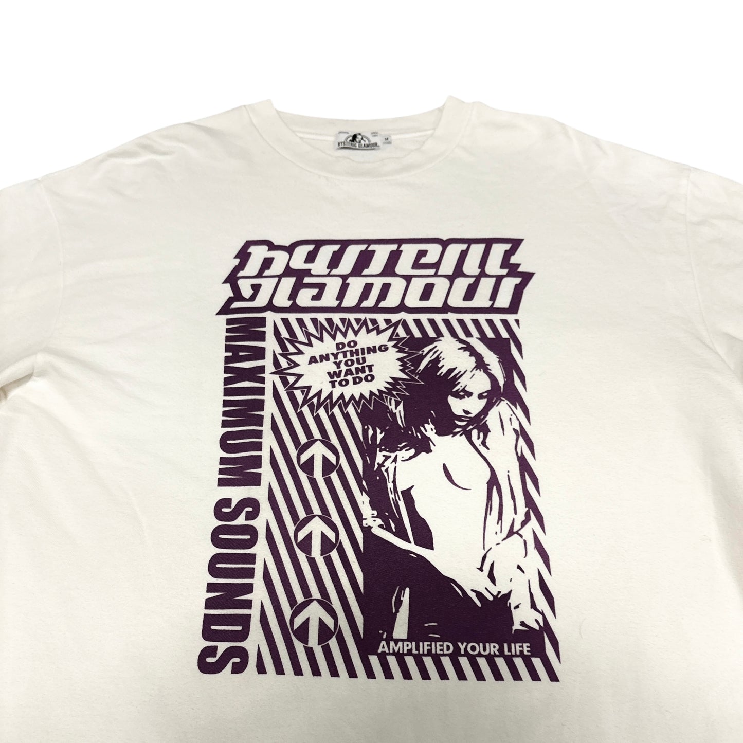 Hysteric Glamour white longsleeve print T-shirt