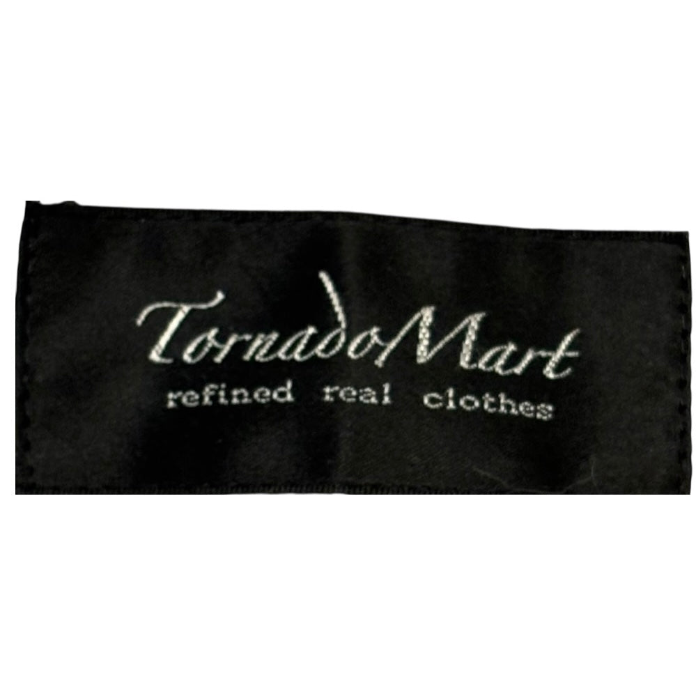 Tornado Mart embossed alligator print white lambskin leather trench coat