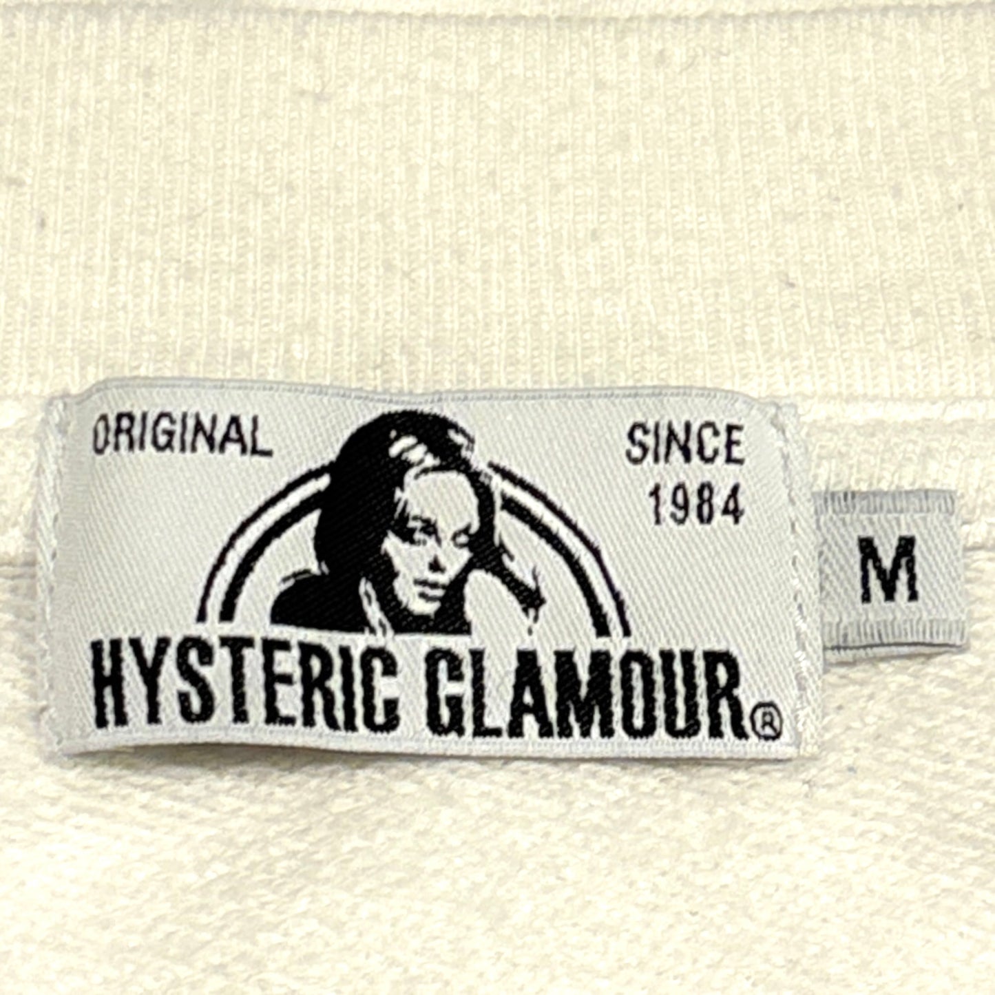 Hysteric Glamour white longsleeve print T-shirt