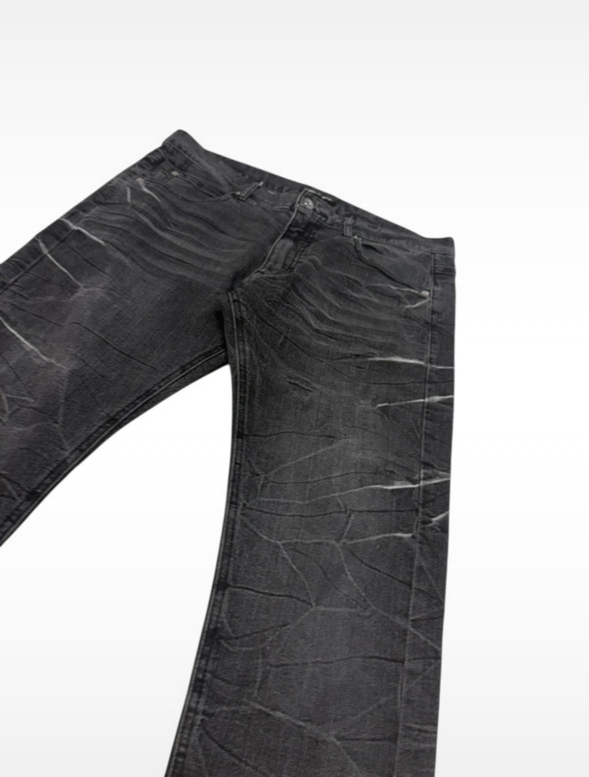 Semantic Design black gradient claw mark denim jeans